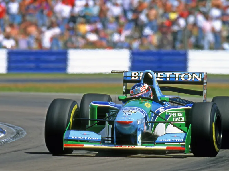 Michael Schumacher, campion mondial în 1994 cu Benetton Ford. / Foto: Ford