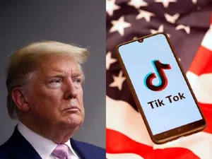 Donald Trump face ravagii pe TikTok - Foto: colaj businessinsider.com