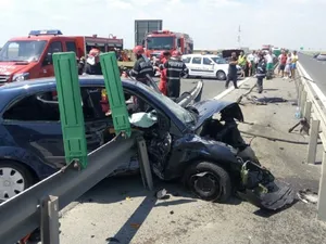 Accident pe A2 Foto: ISU Dobrogea Imagine cu rol ilustrativ