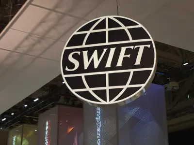 Pavilionul  SWIFT la expoziție, screenshot din siteul SWIFT