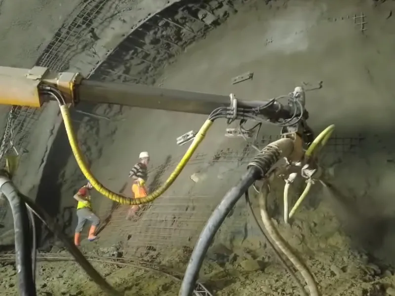 Cum merg lucrările la primul tunel de autostradă din România. „Cârtițele” au săpat circa 2 km - Foto: captură video