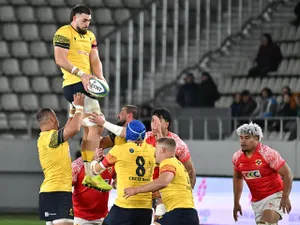 România a îngenunchiat Tonga la rugby, scor 23-15. „Stejarii” au jucat și în 13 oameni - Foto: Facebook/Rugby Romania/Răzvan Păsărică