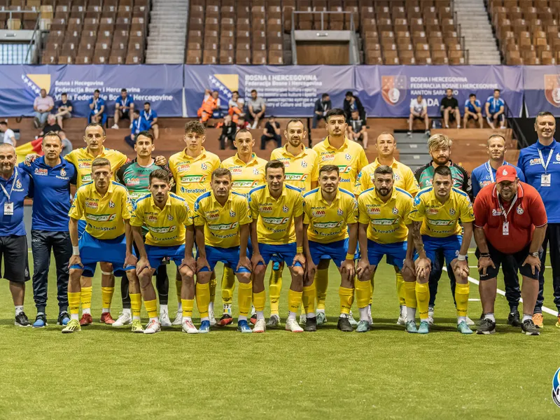 România a umilit Turcia, cu 9-0, la minifotbal. Suntem sextupli campioni europeni - Foto: Facebook/European Minifootball Federation