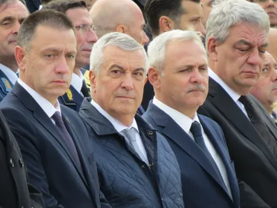 Tăriceanu și foștii săi tovarăși de coaliție, pe vremea când Tudose era premier, iar Dragnea era liber Foto: Facebook