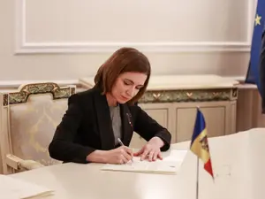 Maia Sandu propune un referendum pentru aderarea Moldovei la UE chiar în ziua prezidențialelor - Foto: Profimedia images