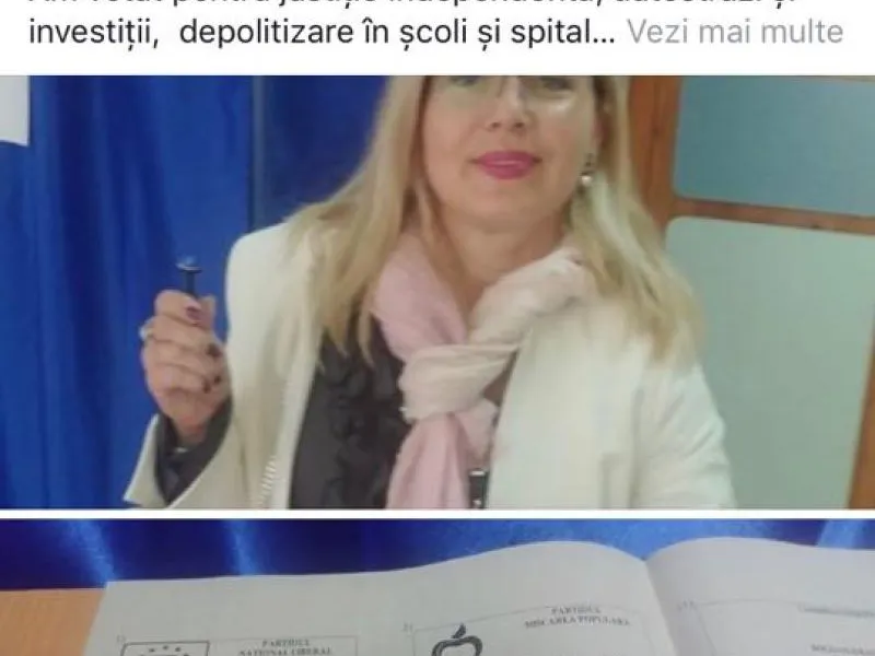 Mesajul deputatei Iurișniți, după vot, inclusiv fotografia buletinului de vot