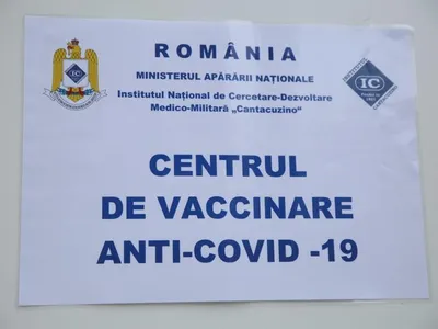 Centru vaccinare/FOTO: Ministerul Apararii Nationale