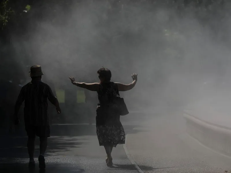 Canicula a început să facă ravagii Foto: INQUAM Photos/ Octav Ganea