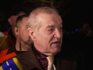 FOTO Surpriză! Cine a stat cu Gigi Becali în lojă, la FCSB - Manchester United