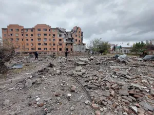 Rusia bombardează infrastructura critică din Zaporojie. Zeci de locuințe au fost distruse - FOTO: Twitter