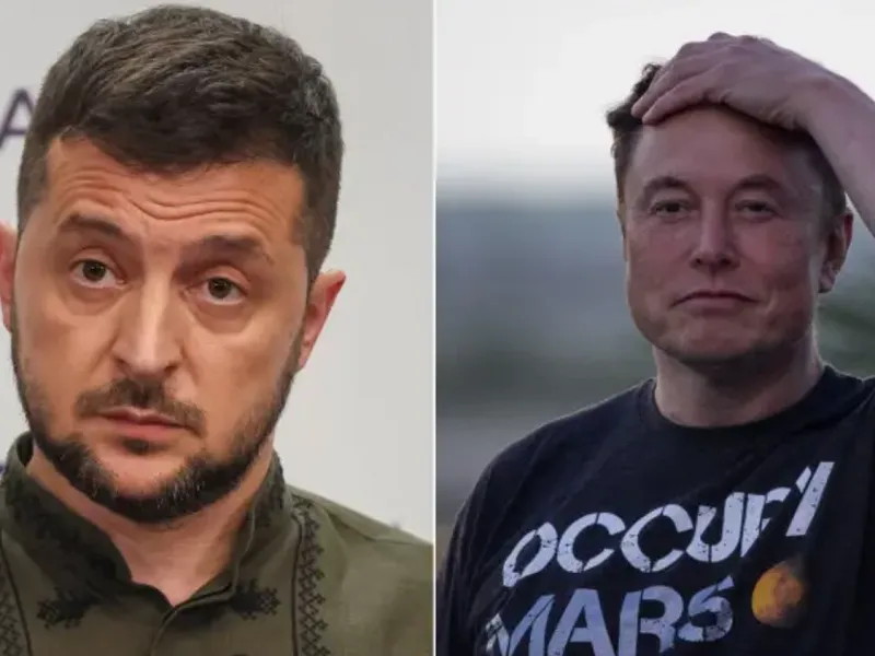 Zelenski și Musk - Foto: news.ro