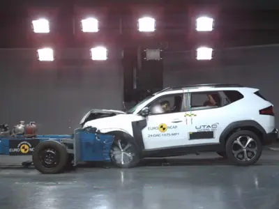 Dacia Duster III, 3 stele de siguranță Euro NCAP în caz de accident. Care sunt punctele slabe - Foto: captură video