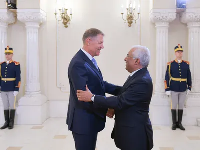 Klaus Iohannis și premierul portughez, Antonio Costa / FOTO: presidency.ro