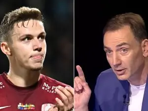 Radu Naum l-a ironizat  pe Louis Munteanu în direct! Ce a putut să spună jurnalistul despre atacantul de la CFR Cluj