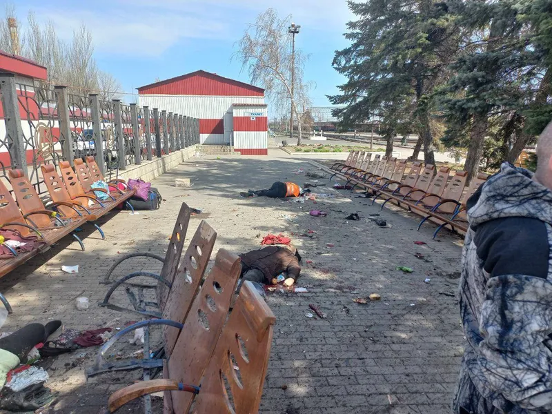 Kremlinul neagă atacul din gara Kramatorsk/foto: thesun