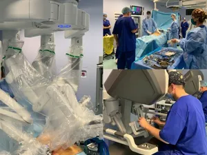 Prima operaţie asistată robotic din Moldova. Pacientul avea cancer la colon