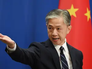 Purtătorul de cuvânt al Ministerului de Externe chinez, Wang Wenbin, cere socoteală Japoniei/Foto: China Times