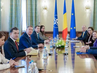 Iohannis a primit la Cotroceni delegaţia Grupului Băncii Europene de Investiţii. Ce s-a discutat - Foto: presidency.ro