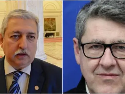 Deputații Mihai Mohaci și Mihai Valentin Popa. FOTO: Captura Digi 24