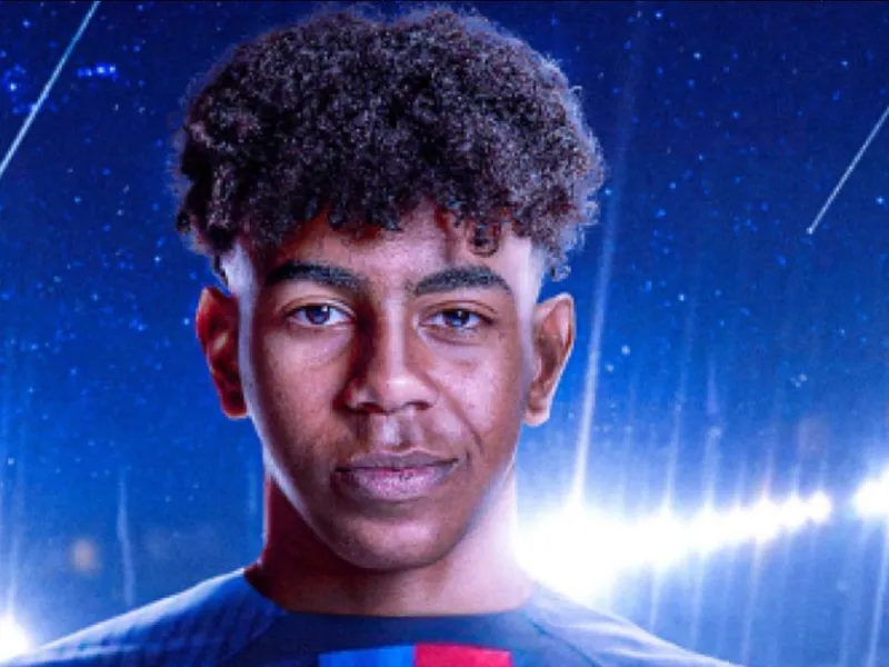 Lamine Yamal, debut la Barcelona. (Poză cu rol ilustrativ. Foto: Twitter / FC Barcelona