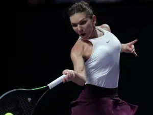 Simona Halep, în timpul unui meci/FOTO: Getty