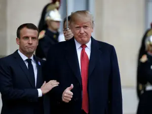 Emmanuel Macron și Donald Trump / Foto: france24.com