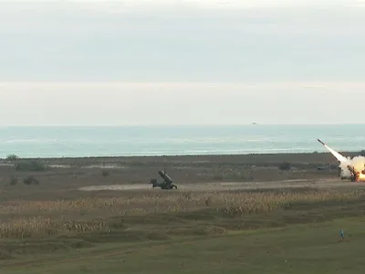 Sistemul antiaerian Patriot a fost testat de Armata Română. 100 de militari au participat Foto: captură video ProTV