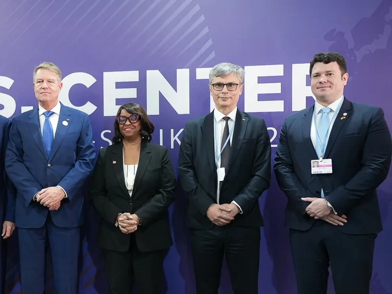 Președintele Klaus Iohannis, ministrul Energiei, Virgil Poipescu și șeful Nuclearelectrica, Cosmin Ghiță