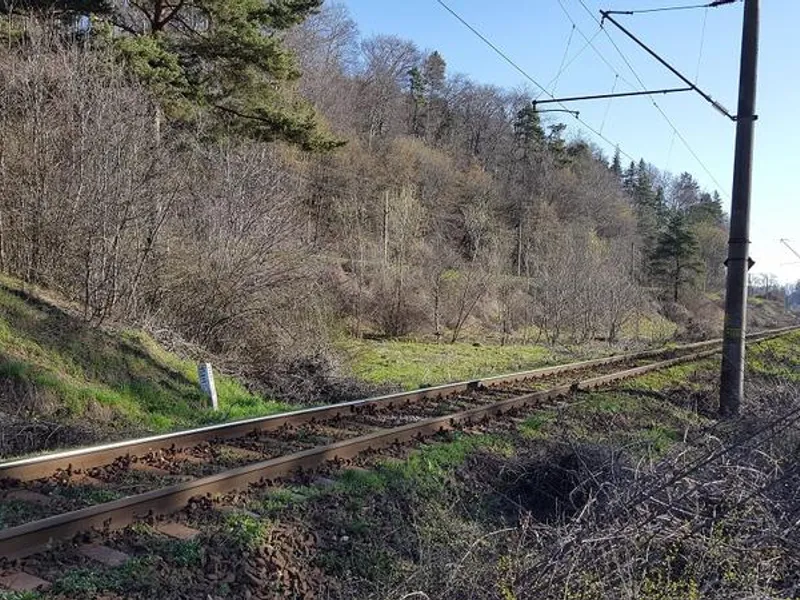 Calea ferată Brașov - Predeal, la Timișu de Jos/FOTO: hotnews.ro