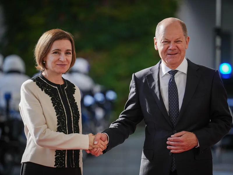 Olaf Scholz și Maia Sandu, imagine cu caracter ilustrativ - Foto: Profimedia