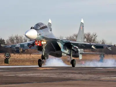 Putin a scos două avioane de ultimă generație Su-30SM2 cu rază lungă să înfrunte F-16 - Foto: Profimedia Images (imagine cu caracter ilustrativ)