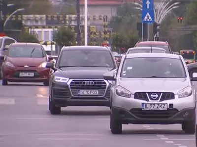 În ce zonă din București în care șoferii trebuie să circule cu 30km/h. Pasajul e un pericol  Foto: captură foto Observator