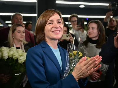 Prietenul lui Putin o felicită pe Maia Sandu pentru victoria din alegeri împotriva pro-rușilor - Foto: Profimedia images