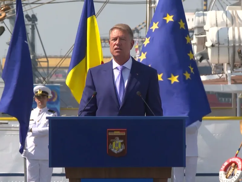 Ca în fiecare an, președintele Klaus Iohannis participă la festivitățile dedicate Zilei Marinei