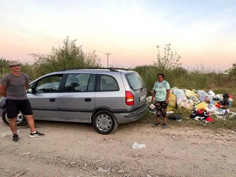 Cum s-a ajuns ca în România să se fure și gunoiul? 60.000 lei amendă, pentru 2 soți prinși în fapt - Foto: ebihoreanul.ro