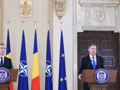 Președintele României și secretarul general NATO, în conferință de presă la Cotroceni/FOTO: presidency.ro