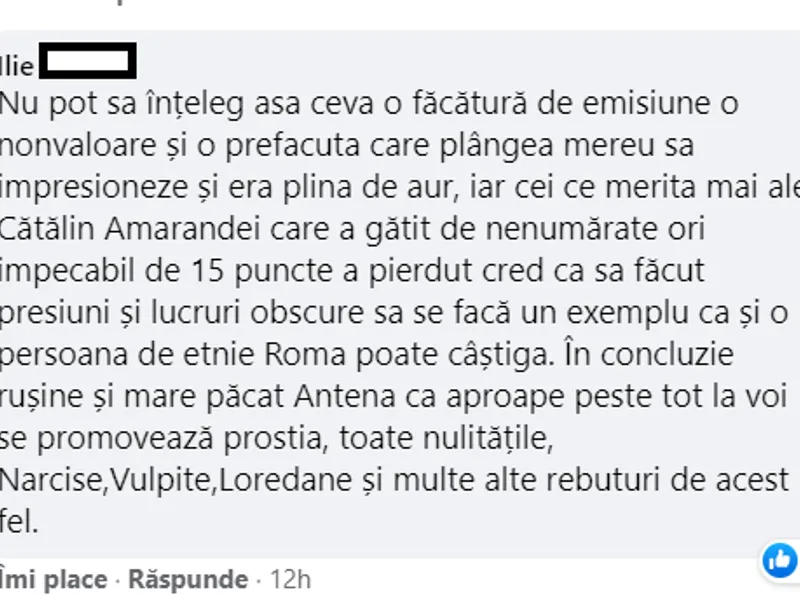 Valuri de ură la adresa câștigătoarei „Chefi la cuțite”, doar pentru că e romă