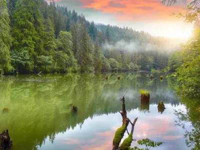 Legenda fetei răpite înainte să se căsătorească. Din destinul ei tragic s-a „născut” Lacul Roșu - Foto: Facebook/ Imagine cu caracter ilustrativ