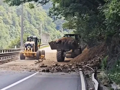 Valea Oltului, paralizată. „Ce se va întâmpla când vor începe lucrările pe bune la autostradă?” - Foto: Captură CNAIR