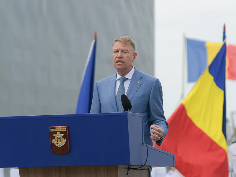 Klaus Iohannis la Ziua Marinei 2020/FOTO: presidency.ro