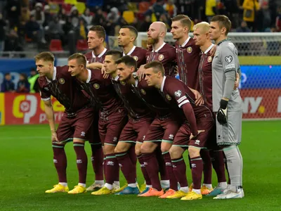 Naționala Belarusului a pierdut în preliminarile EURO 2024 în fața României cu scorul de 1-2, într-un meci disputat pe Arena Națională din București - Foto: Profimedia Images