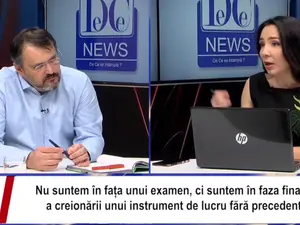 Chirieac sugerează că Clotilde Armand trebuia arestată. Ghinea dă interviuri la site-ul lui Chireac. Captură DCNews