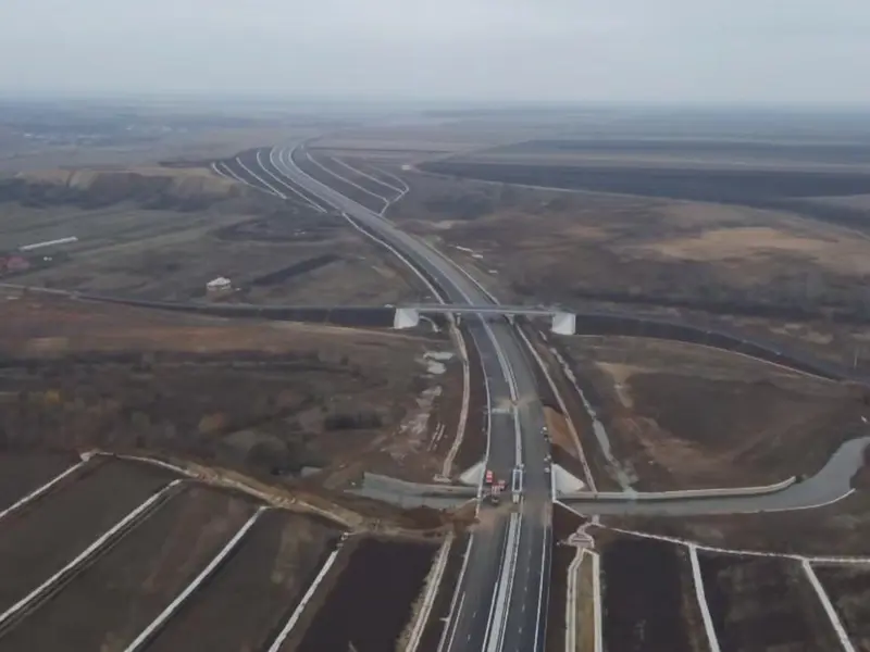 Încă o bucățică de 31 km din „Autostrada Ford” e aproape gata. Când va fi dată în trafic - Foto: captură video