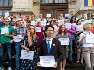 Protestul magistratilor din 16 septembrie 2018. Foto: Inquam Photos / Liviu Florin Albei