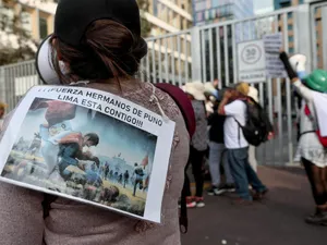 Proteste în Peru contra președintei Dina Boluarte. / Foto: Profimedia