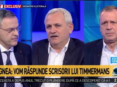 Liviu Dragnea, în studioul Antena 3