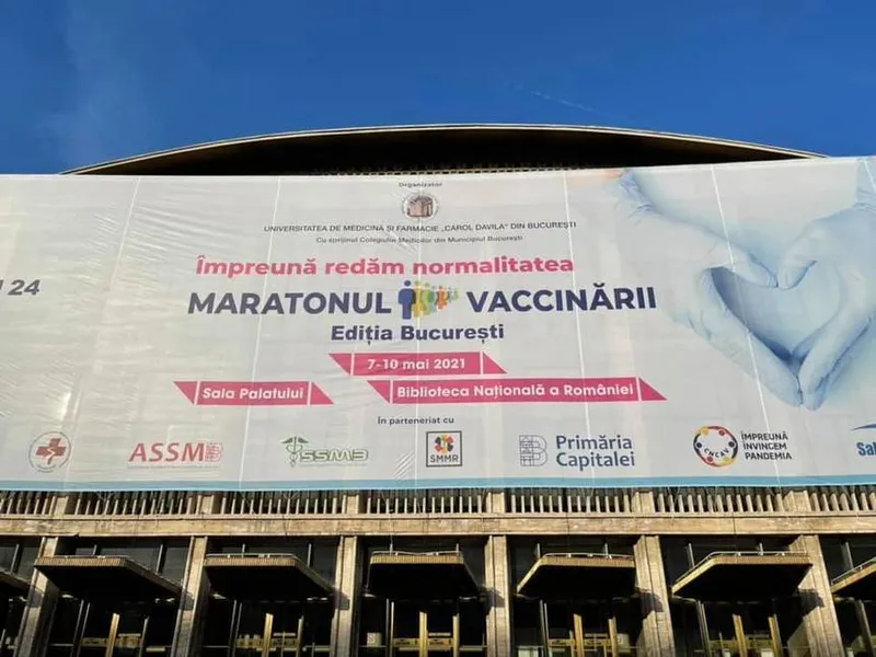 Maratonul vaccinării anti-COVID București, un succes. / Foto: news.ro