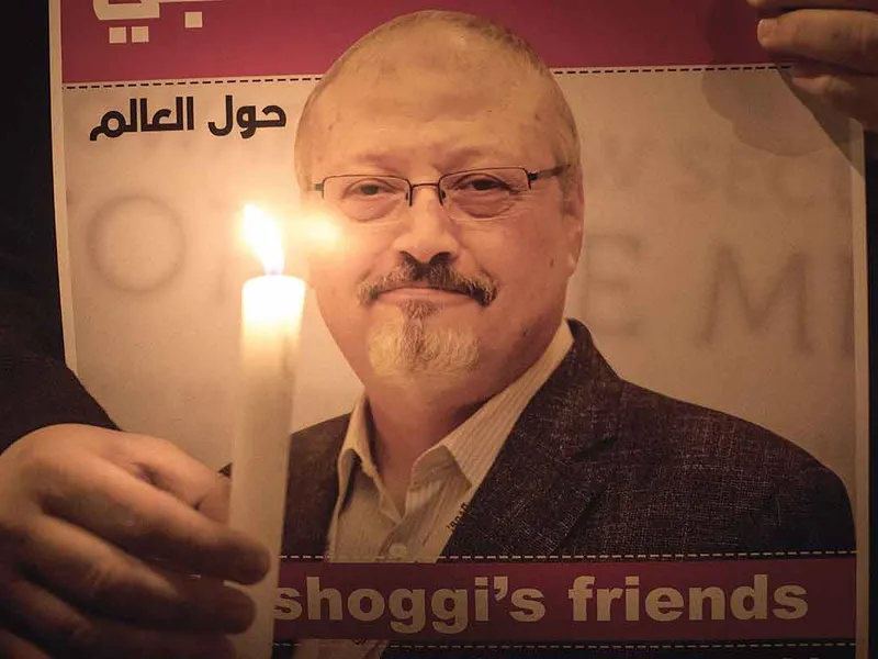 FĂRĂ DREPTATE The Washington Post a scris că unul dintre telefoanele infectate de Pegasus aparținea logodnicii lui Khashoggi, jurnalistul ucis de Arabia Saudită - Foto: Getty Images