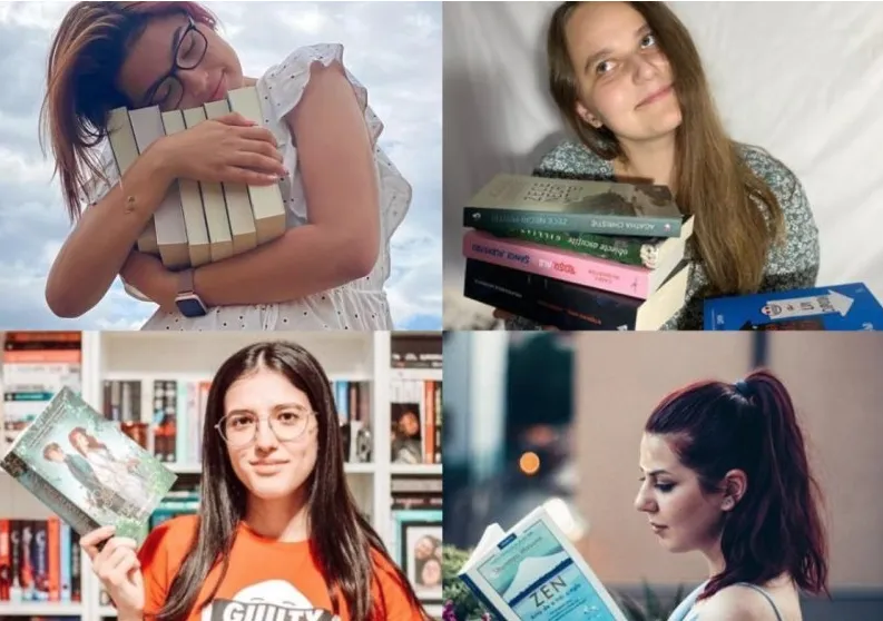 Patru fete frumoase din Iaşi au lansat „Bookstagram” - O inițiativă online e încurajează lectura/FOTO: ziaruldeiasi.ro