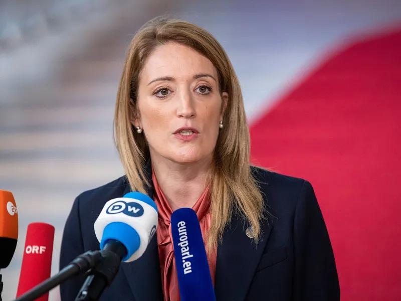 Preşedintele Parlamentului European: "Voi lupta ca România să fie în Schengen în 2023" - FOTO: Profimedia